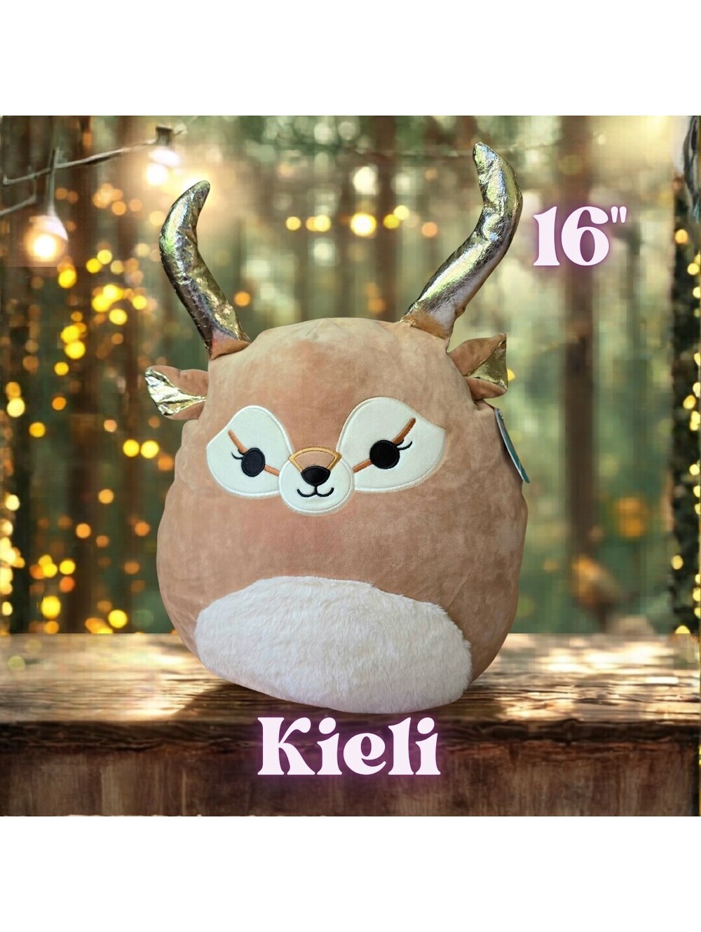 NWT Squishmallows Kieli the Antelope 16"